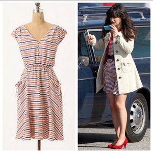 Anthropologie Striped Midi Dress - Multicolor